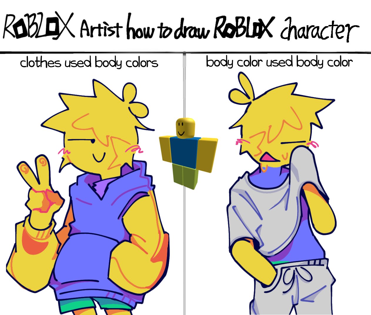 How to draw the ROBLOX logo 2023 