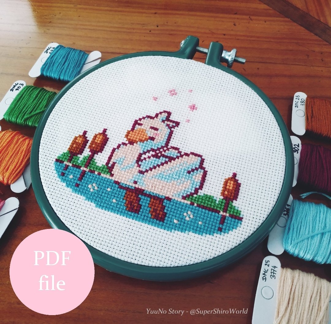 SuperShiroWorld's tweet photo. Sleepy Goose cross-stitch pattern is now available on my #etsyshop !

Find others pixel art inspired product there ❤️
More to come on a later date !

Link for pattern in comment 👇

#handmade #pixelart #diy https://t.co/MvIKTn3cRy