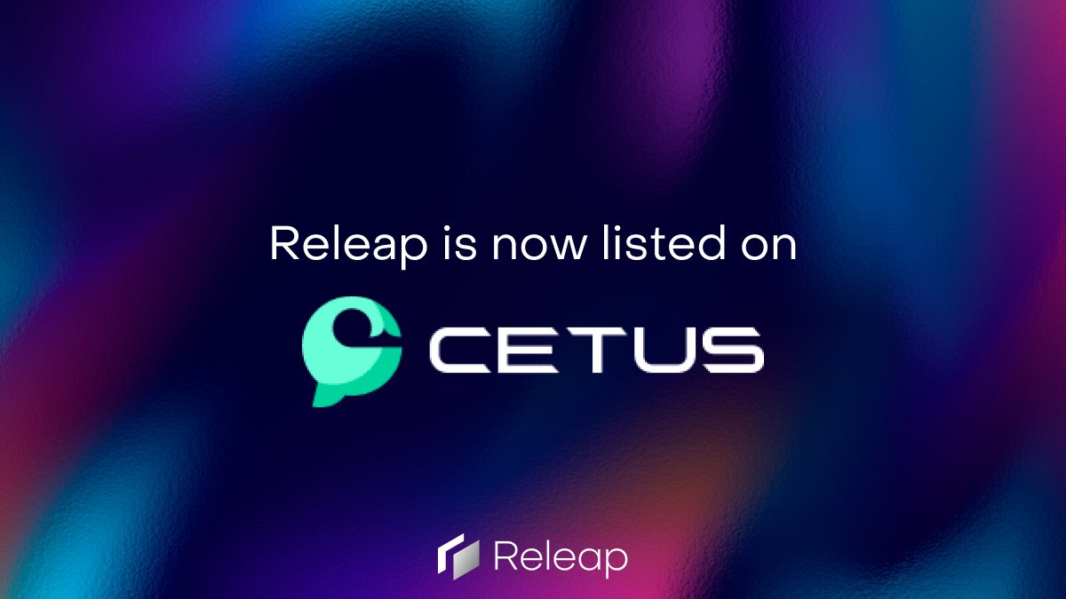 GM Releapers 🌞

We are excited to announce that $REAP is now officially listed on <a href="/CetusProtocol/">Cetus🐳</a> 🚀

Trade now: app.cetus.zone/swap?from=0x2:…