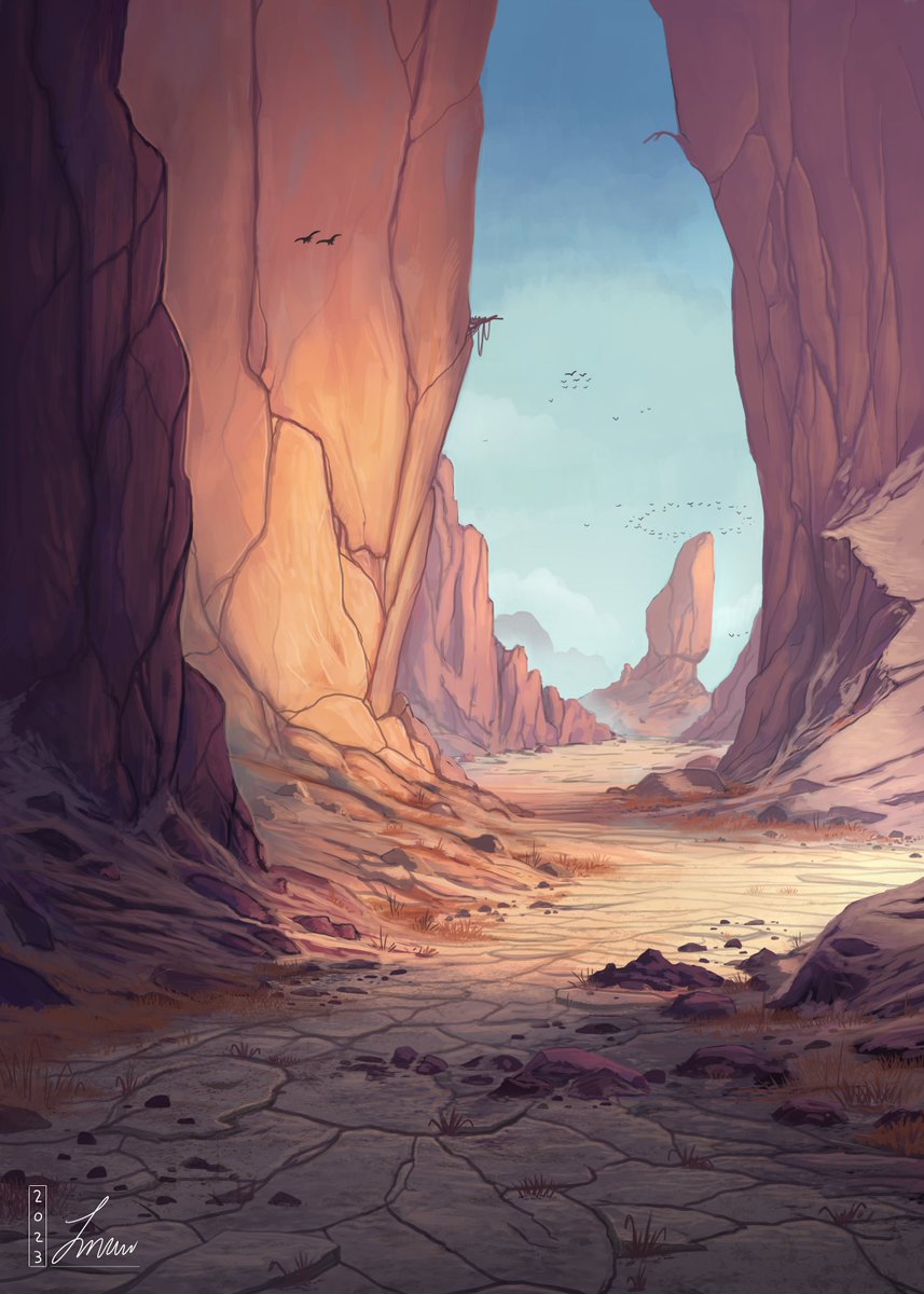 JamesMawArt's tweet photo. Back to posting my Dual lands art!😁 Very near the end of the series! 

#Art #digitalpainting #digtalartist #illustration https://t.co/nSMlPFOVnF