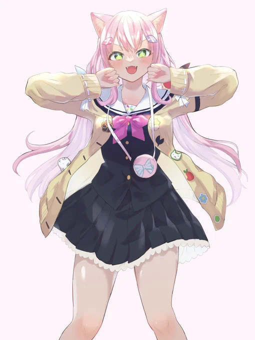 本アカで描いたヤン・ナリちゃんとましろくん 