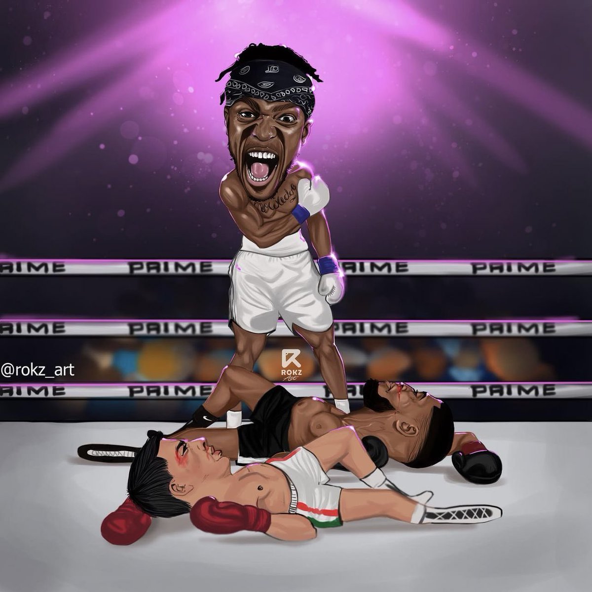 ONEROKZ1's tweet photo. @KSI You still a Champion 👑🙏🏾 #KSIFury #TommyFury Tommy #sidemen #champion https://t.co/JJRce2Otpi