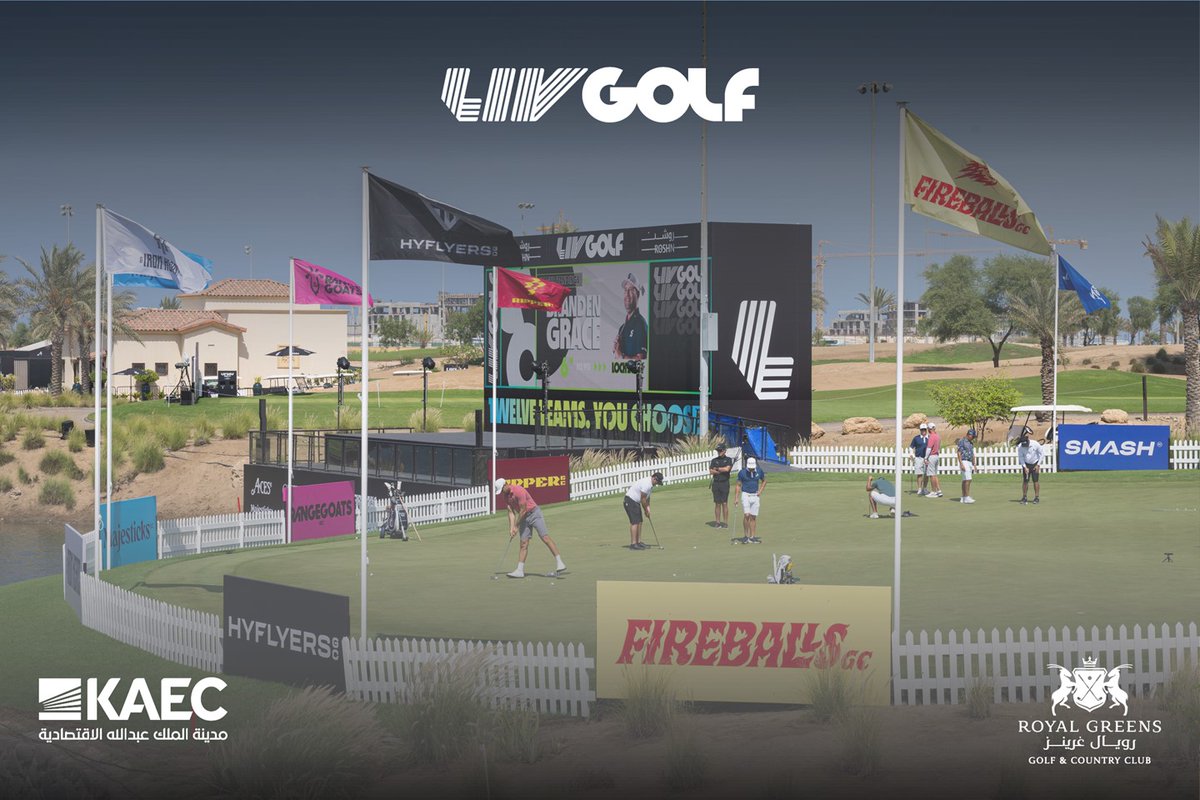 kaec_saudi's tweet photo. Amazing shots from 2nd day of @livgolf_league
hosted at @royalgreens_ksa in #KAEC ⛳️
لقطات مذهلة من اليوم الثاني لبطولة "ليف غولف“ التي استضافتها #رويال_غرينز بـ #مدينة_الملك_عبدالله_الاقتصادية
#LIVGolf #Golf #GolfingEvent #Sport #KSA #DontMissOut #BeThere #JoinTheAction https://t.co/JwKoaSRqRz
