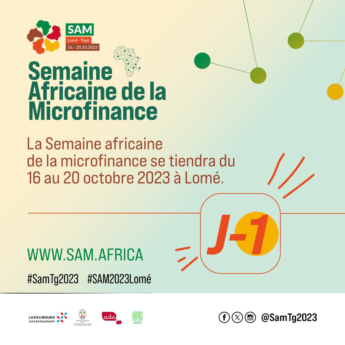 Semaine Africaine de la Microfinance au Togo (@samtg2023) on Twitter photo L’expérience du #Togo qui a enregistré des performances louables dans le secteur d’inclusion financière, suscite l’admiration des partenaires, et font du pays, une référence en la matière.
C’est en cela que le choix de Lomé pour abriter la <a href="/SamTg2023/">Semaine Africaine de la Microfinance au Togo</a> trouve toute son importance. L’expérience du #Togo qui a enregistré des performances louables dans le secteur d’inclusion financière, suscite l’admiration des partenaires, et font du pays, une référence en la matière.
C’est en cela que le choix de Lomé pour abriter la <a href="/SamTg2023/">Semaine Africaine de la Microfinance au Togo</a> trouve toute son importance.
