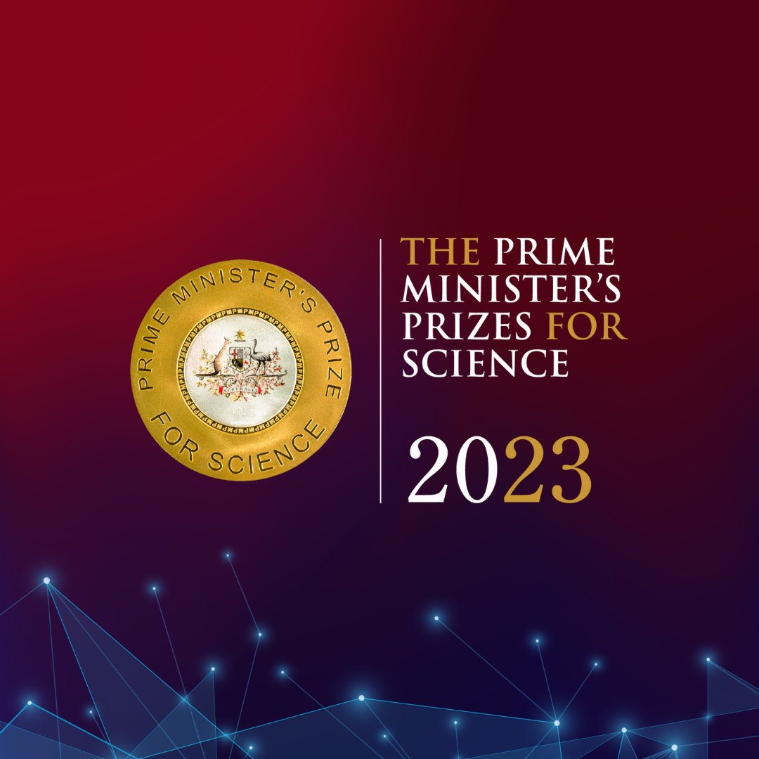 Tomorrow we will reveal the recipients of the 2023 Prime Minister’s Prizes for Science! 📢

Follow us and #PMPrizes for live announcements from 7:30pm AEDT 👉 industry.gov.au/PMPrizes