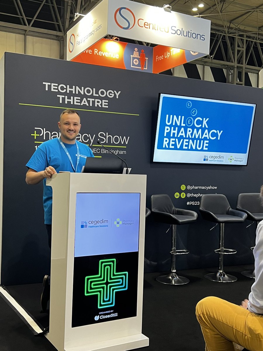 Looking forward to hearing <a href="/AdamDennettCHS/">Adam Dennett</a> talk about solutions to help pharmacies become more efficient and unlock more revenue.
<a href="/pharmacyshow/">The Pharmacy Show</a>