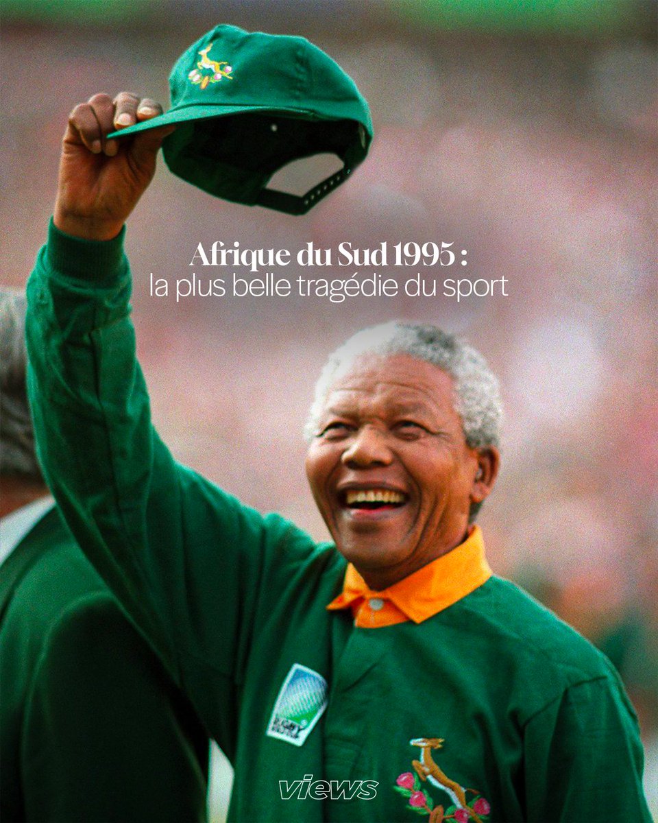viewsfrance's tweet photo. Afrique du Sud 1995 : la plus belle tragédie du sport 🏆

Thread 🧵