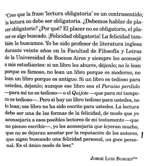 literlandweb1's tweet photo. ¿Debe ser la lectura una asignatura obligatoria entre los estudiantes? Esto pensaba #Borges: https://t.co/b9Q4B9ELPu