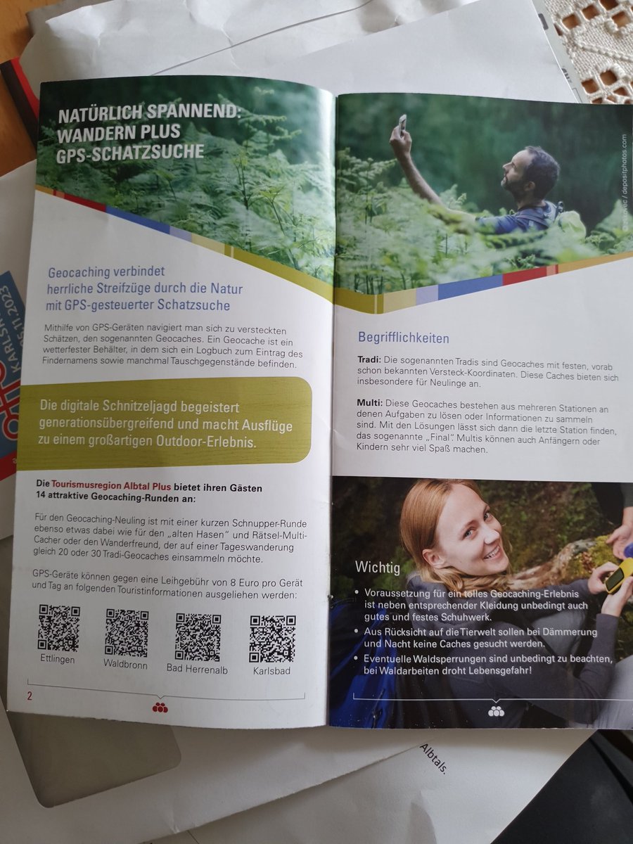 palkoni's tweet photo. Respekt an die Touristik vom #Albtal, ein wirklich gutes Angebot zum #Geocaching mit verschiedenen Caches und Touren, Flyer, #Geocoins. Und scheinbar alles möglich ohne sich mit den üblichen kommerziellen Anbieter einzukaufen! 👍
https://t.co/kSxtCiCBDu https://t.co/9hKlVqArHe