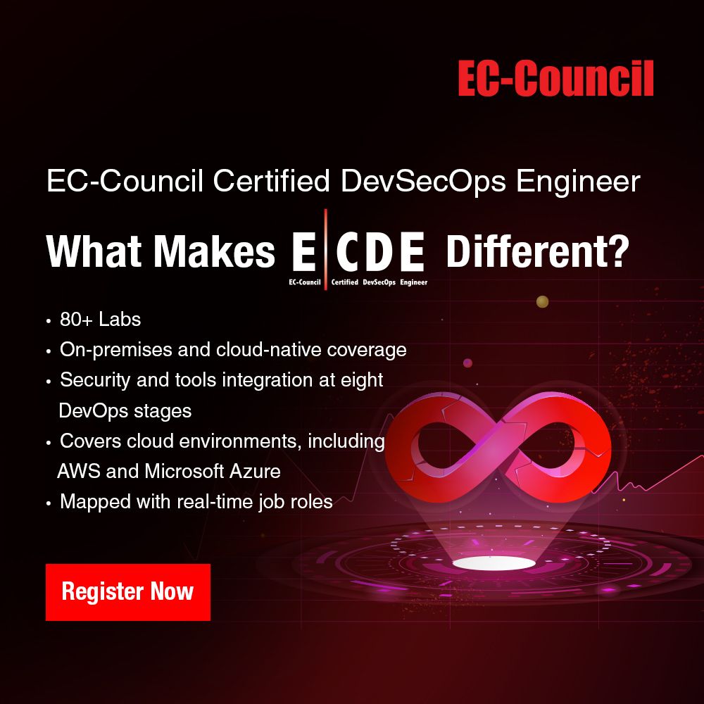 ECCOUNCIL's tweet image. Incorporating #DevSecOps into the #SoftwareDevelopmentLifeCycle requires the right skills and training.

Specialize in DevSecOps with EC-Council’s #ECDE and become an industry-ready professional.

Visit: bit.ly/42668L7

#DevOps #Cybersecurity #DevOpsEngineer #ECCouncil