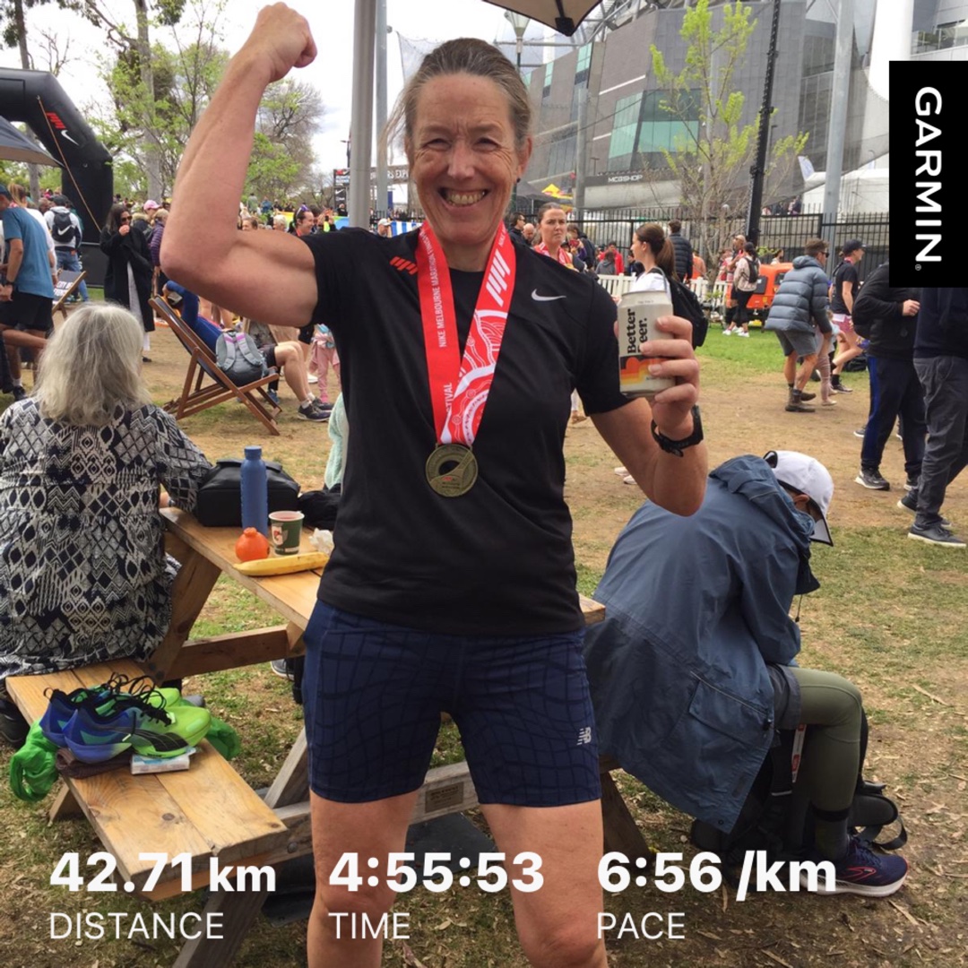 Still a bit gobsmacked I did this, but I did, I smashed my marathon PB downunder this morning <a href="/runningpunks/">Running Punks</a> big ❤️ &amp; 3 cheers to everyone out for a race today  -  you can do it!!!