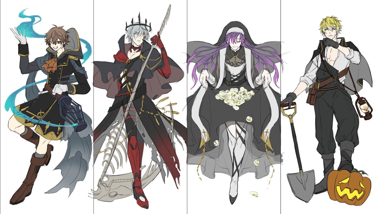「ハロウィンまでに終わらせたいなぁ.....」|絵ノ倉庫のイラスト