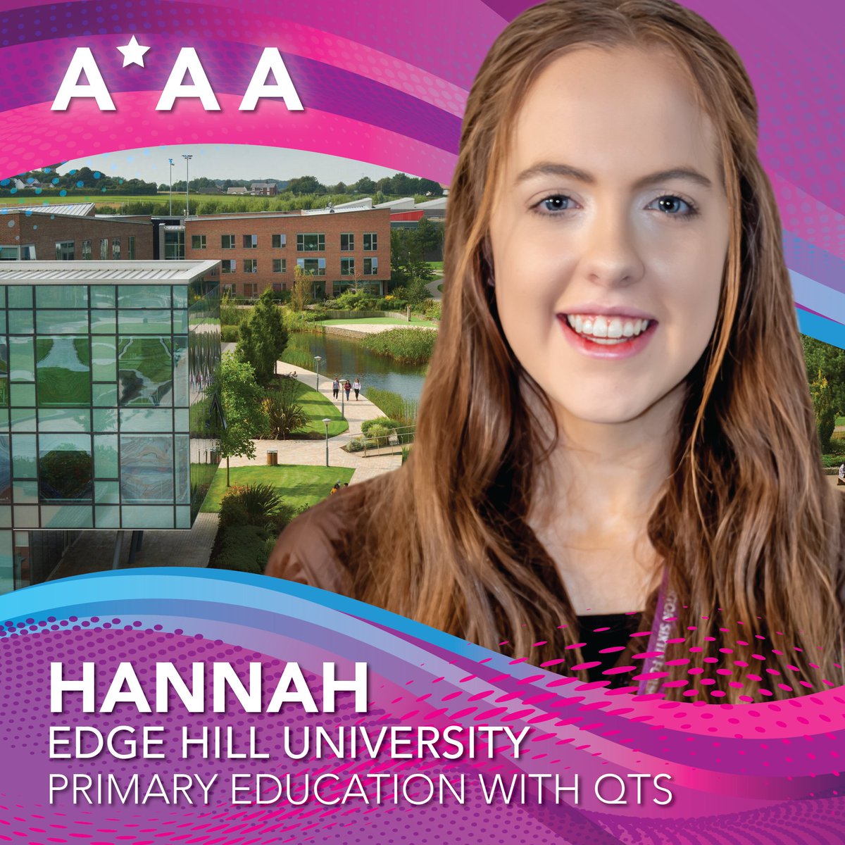 TurtonSixthForm's tweet photo. Turton Sixth Form Celebration 2023:
Congratulations to Hannah on her A-Level results & earning a place @edgehill studying Primary Education with QTS.
Wishing you success!
Our #openevening is on Thursday 19th October, 5pm-7:30pm
#TSFallstars #TSFallstars2023 #TSFcelebration https://t.co/gTPvl1kPck