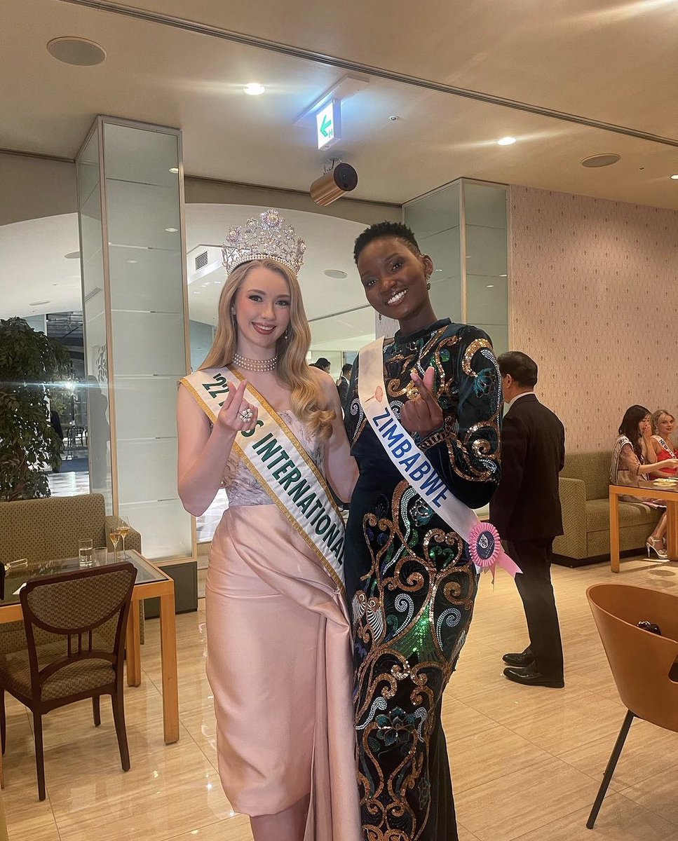 MissZimIntl's tweet photo. Scenes from the Miss International welcome party… are you following Charlotte Muziri’s journey with us? 👸🏾

#MissInternational2023 #BeautiesForSDGs #MissInternationalOurTimeHasCome https://t.co/iv1RX2hh2j