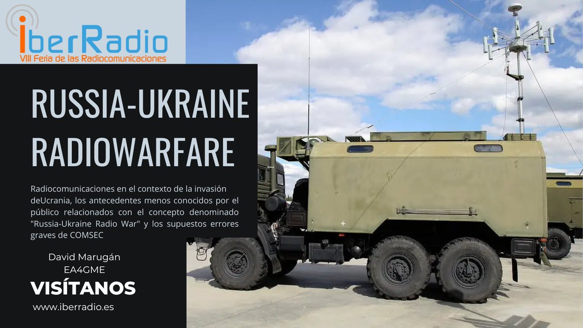 ¡No te pierdas esta fascinante ponencia de David Marugán en la feria #Iberradio! 🎙️📻 Descubre las radiocomunicaciones en el contexto de la invasión de #Ucrania y los antecedentes menos conocidos sobre la 'Russia-Ukraine #RadioWarfare' @RadioHacking youtu.be/xYAhgiHGDN0