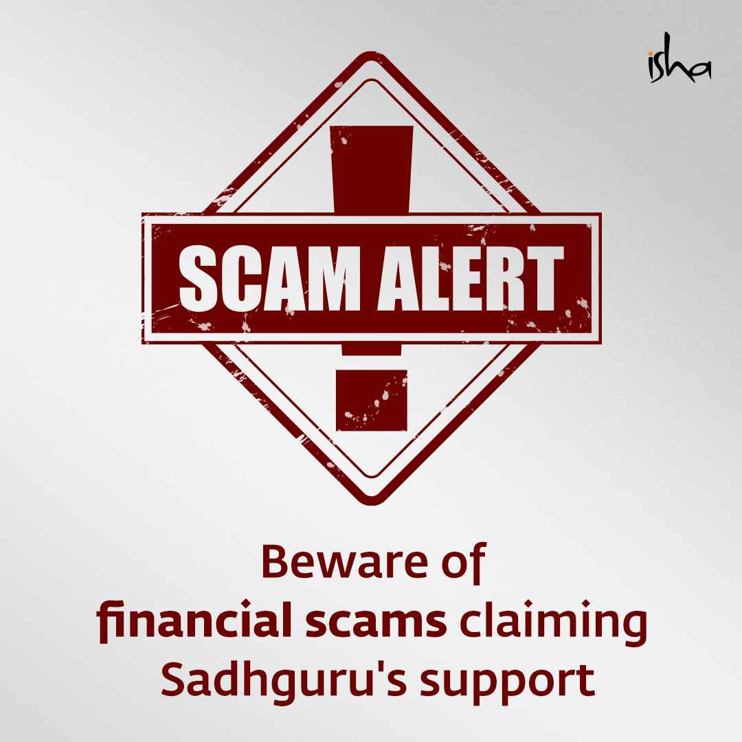 ishafoundation's tweet photo. ❗️It has come to our attention that financial scams in the name of Suraj Sharma, Laila Rao and Amir are circulating on the social media platforms of Facebook, Instagram and Telegram, using Sadhguru's videos, images and cloning his voice.

We advise you not to get involved in any such financial scams by clicking on such content and divulging your personal and financial information or investing money. Sadhguru is not involved in any financial or investment schemes. We have reported this to the respective social media platforms as fake and fraudulent activity and have filed cyber complaints with the police.