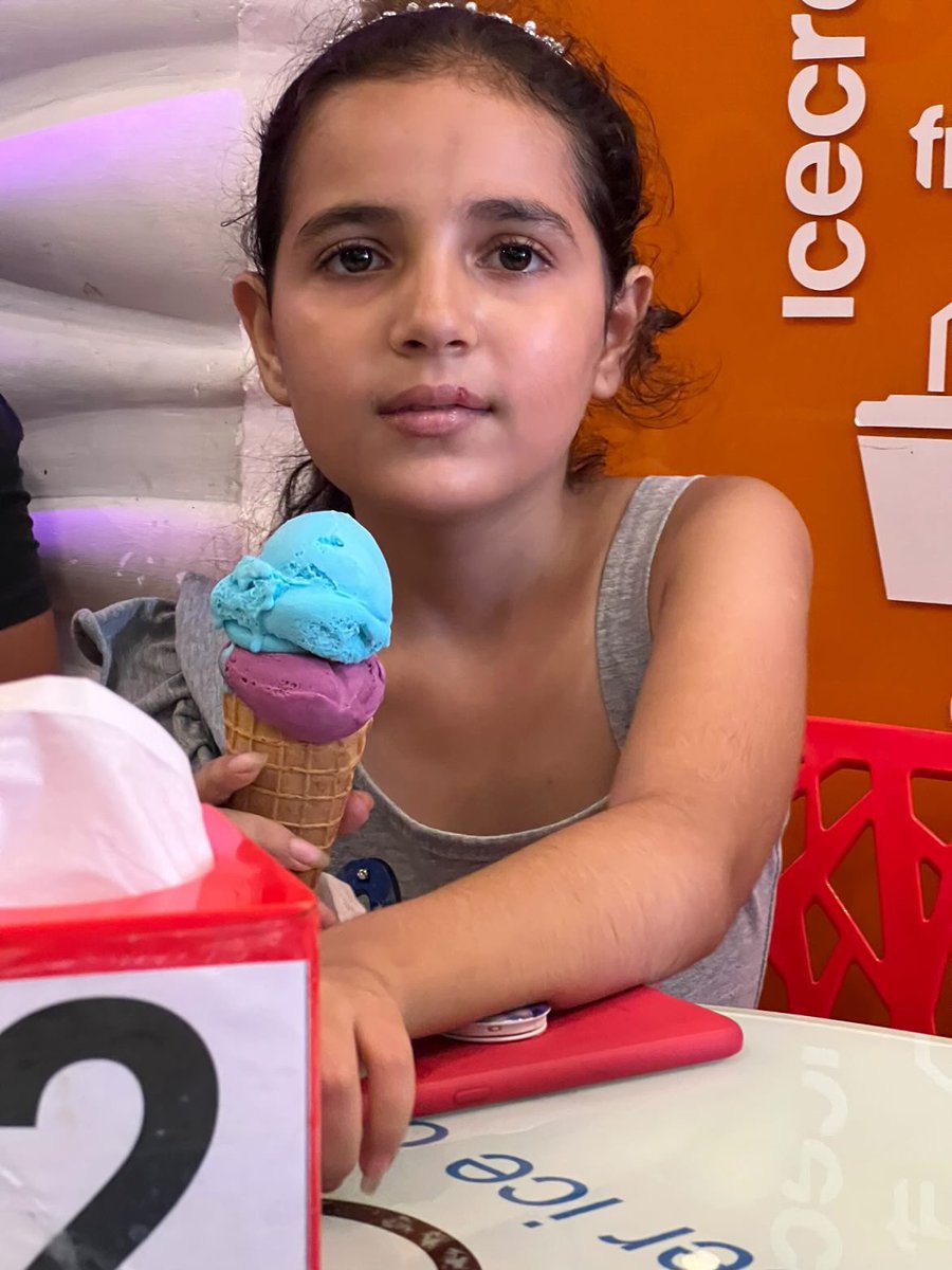alijla2021's tweet photo. This is Aya, my niece whom I met for the first time last year. I miss her. She hasn't written to me for 4 days. She used to write to me every day since we met. The last time she wrote, "Uncle, I love you. I don't want to die. I want you to be with me." I think of her every moment https://t.co/0j8veU7DrX
