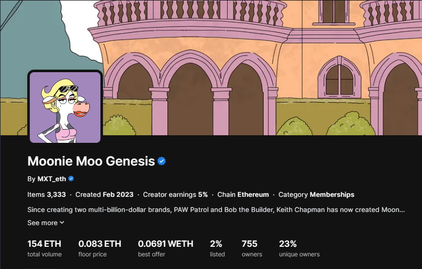 imbreezesk's tweet photo. @MoonieMooIO had a challenging start with its minting at 0.055, facing a barrage of FUD in the initial month and several more to follow. However, let's shift our focus to the current statistics and promising developments:

🤳 Current Floor Price stands at an impressive 0.08+, with numerous sales hitting the 0.1 eth mark in the past 2-3 days.

🤳 A surge in new holders has recently joined our community, including some of our OG holders who returned after selling during the bad times. This rekindled support reflects renewed trust in the project's potential.

🤳 Mark your calendars for November, as Moonie Moo is gearing up for a significant event - a pitch to Netflix. Imagine the charm of Moonie Moo alongside Paw Patrol on the #1 streaming platform for kids.

🤳 Don't underestimate the underrated green flags here. Moonie Moo is more than just an NFT project; it's a journey. Join the herd before the opportunity slips away, as these green flags have the potential to lead to substantial profits.

🤳🤳🤳 The team is continuously working on web3 improvements, automations, and a new marketplace, promising an even brighter future. There are ample reasons to join the Moonie Moo community. Don't wait too long; act now before it's too late. 🌙🐄