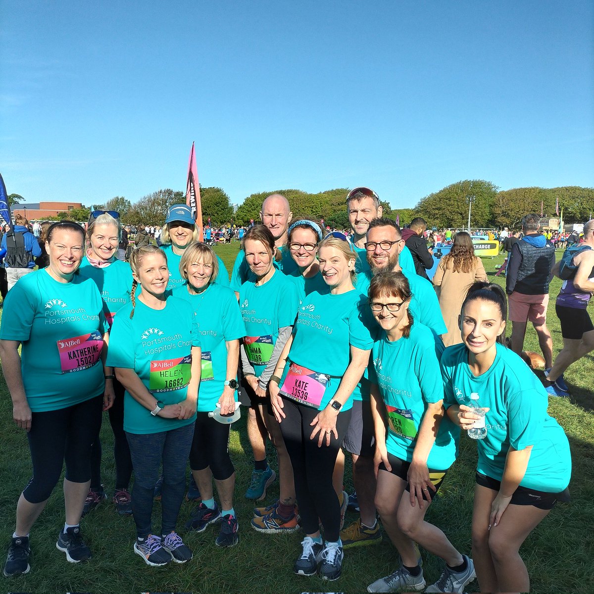 Great to see so many of our runners before they set off!