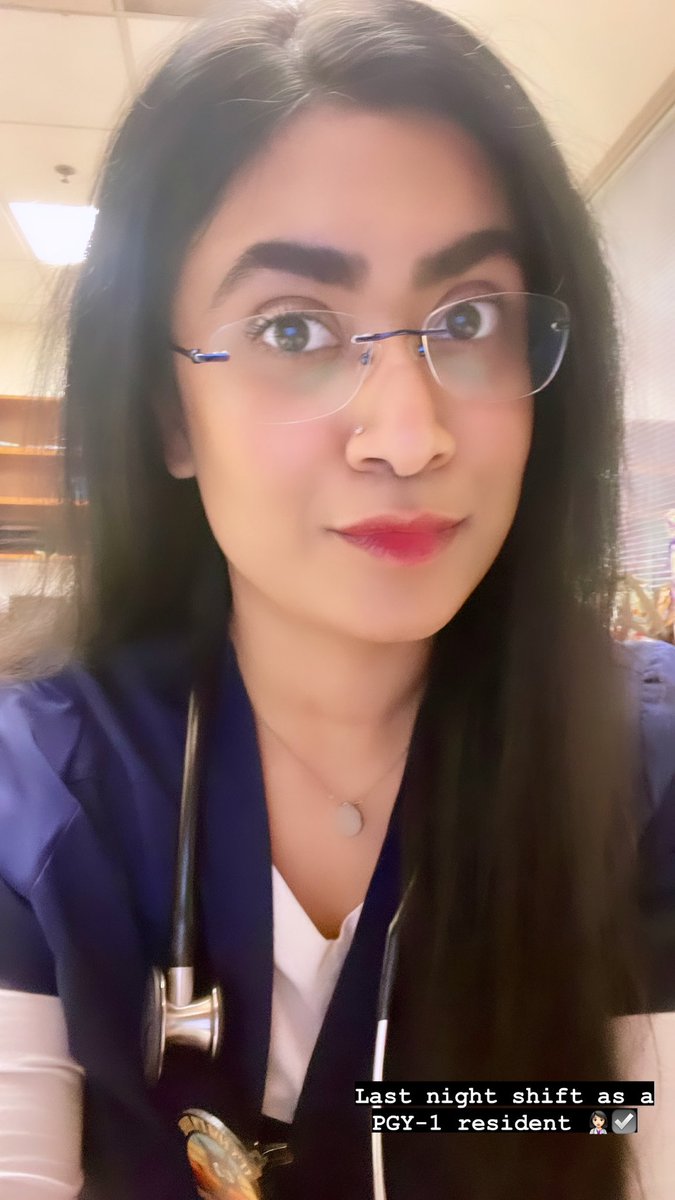 Last night shift as a PGY-1 resident. 🥹 Exhausted but excited.👩🏻‍⚕️☑️ 
#almostPGY2 #residency #grateful #littlewins