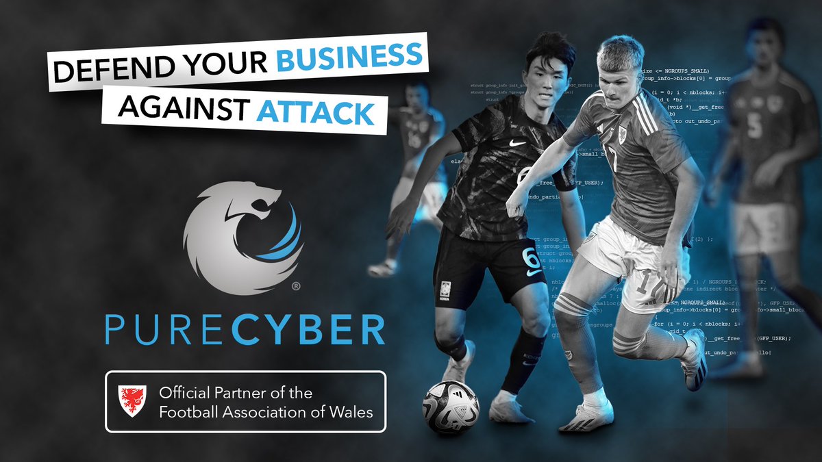 PureCyberLtd's tweet photo. Pob lwc heddiw @FAWales !๐ด๓ ง๓ ข๓ ท๓ ฌ๓ ณ๓ ฟ
Find out how we can defend your business against attack with our unique blend of cyber security services โก๏ธ https://t.co/q2ZVMEiRf3
#PureCyberDefence
#YourCompleteCyberSecuritySolution https://t.co/ZeqgRjhaNu