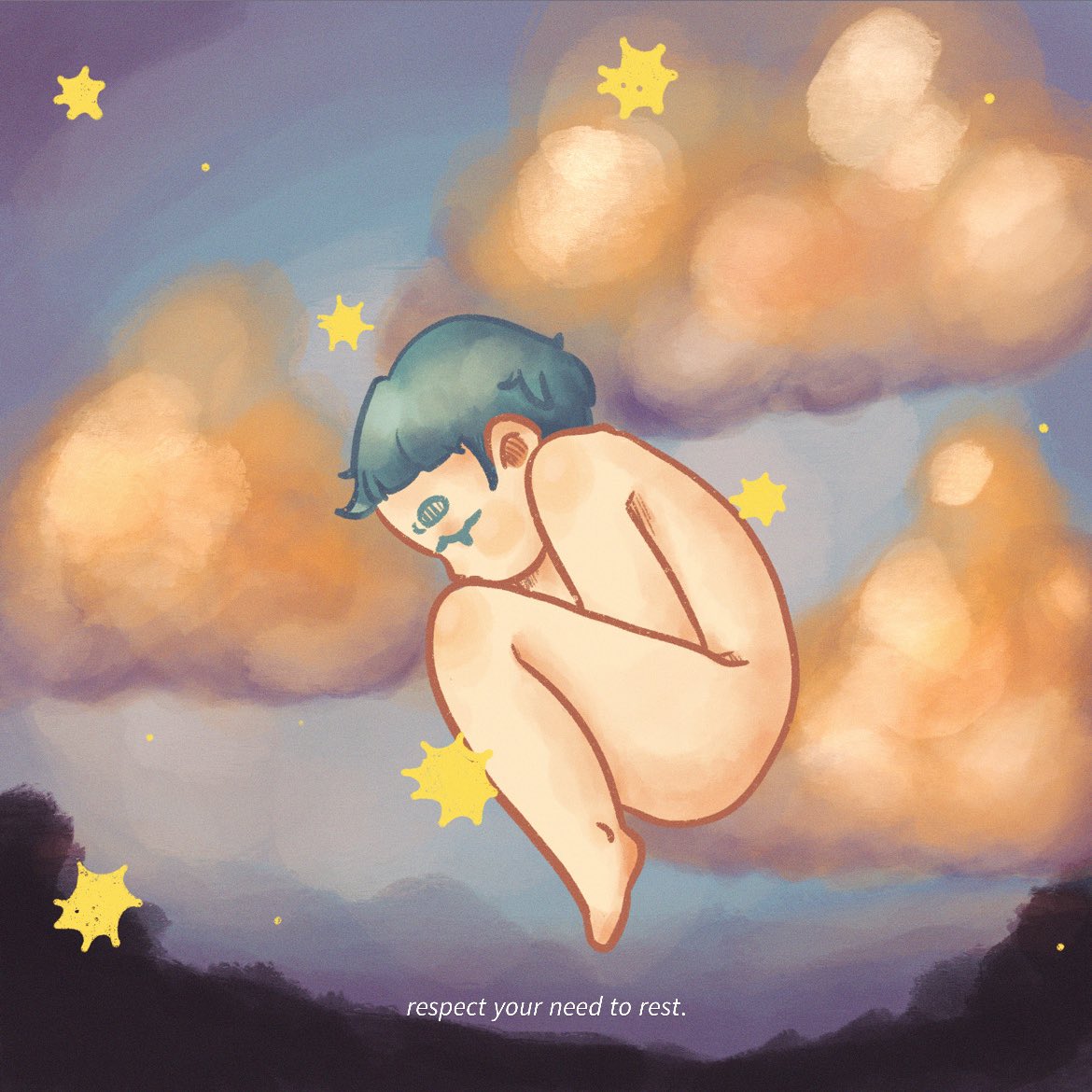 bytummy_'s tweet photo. ✨ in honor of mental health month, allow yourself to rest. ✨ https://t.co/NJ4aEzkaZH