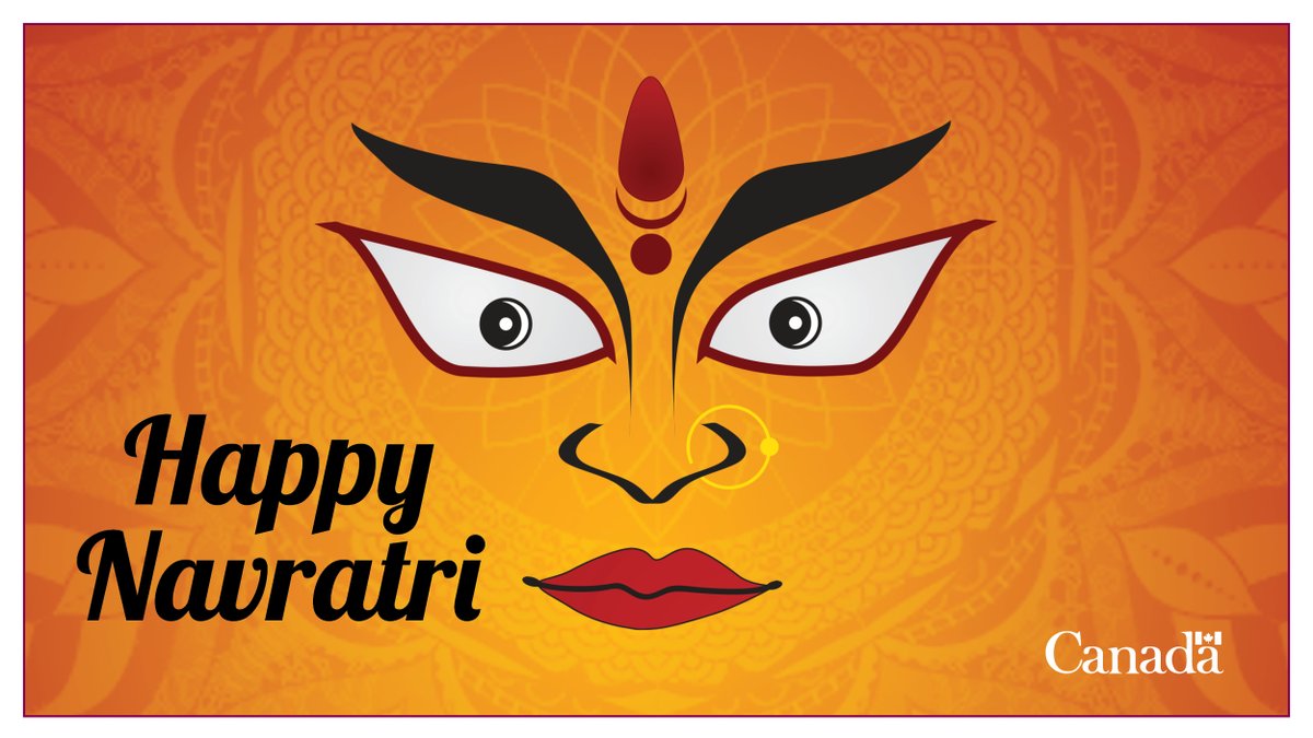 Today marks the beginning of #Navratri, a celebration of 9 nights and 10 days, when Hindu communities in Canada and elsewhere celebrate the Goddess Durga! Shubh Navratri! canada.ca/en/canadian-he…