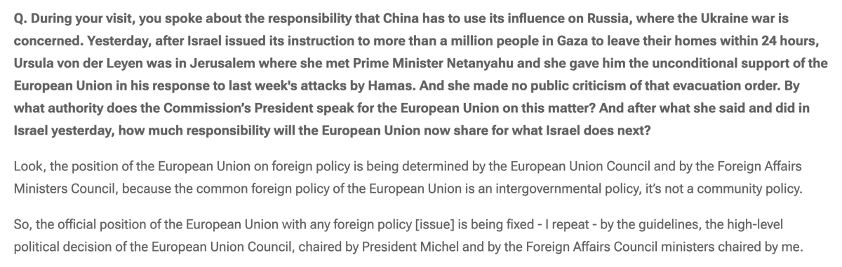 EmilioOrdiz's tweet photo. 🇪🇺 Esto es importante y hay que grabárselo bien. Borrell recuerda una de las cosas más básicas de la UE: la política exterior NO la marca la Comisión Europea, sino los Estados miembros. Esto es, la posición será siempre la que digan los 27.
https://t.co/kFzYtlObQF https://t.co/UN4woowEac