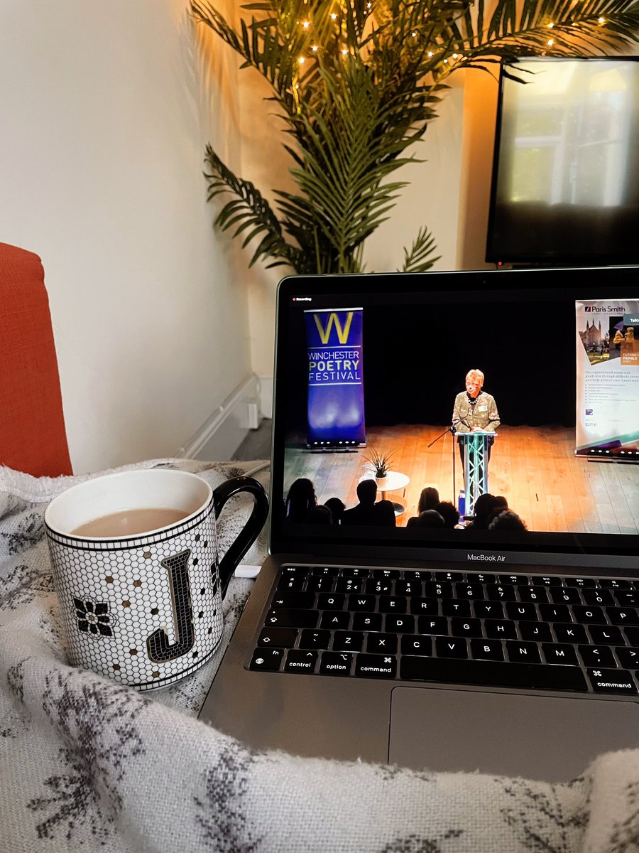 Unfortunately, I woke up with a stinking cold which came out of nowhere (negative Covid test!) so I’m ending my @WinPoetryFest 2023 experience at home, zooming in to watch the Poetry Prize Ceremony. Congratulations, all! #WPF23