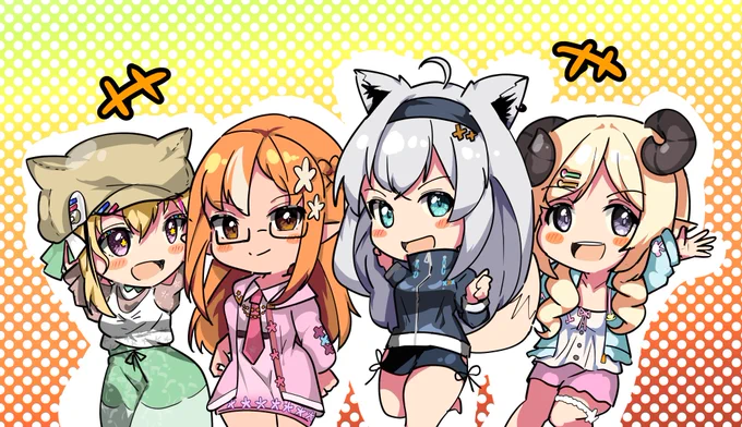 さいきんブリニャン気になります。 ※人生ゲームはいいゲームだったのれす。  #バカタレサーカス #絵フブキ #つのまきあーと #しらぬえ #絵まる