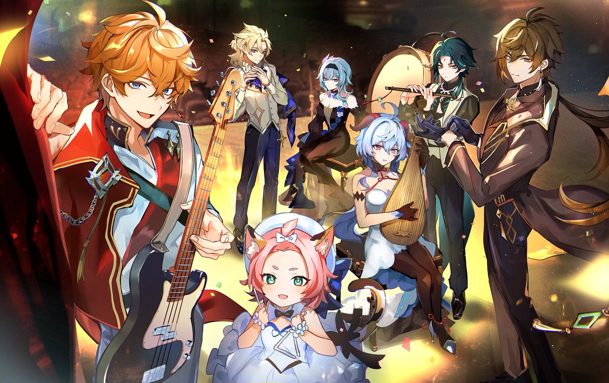 コンサート開催おめでとうございます！

#原神 #GenshinImpact
#原神コンサートイラコン