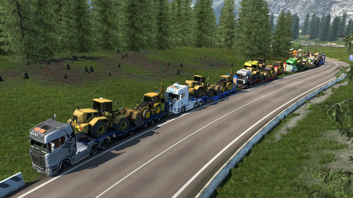 joelcj360's tweet photo. Un convoy impresionante el de anoche, organizado por @jaenerocallejer !!
Mis más sinceras enhorabuena!
Y como él siempre dice: "Hombree, yo solo os llevo por buenos sitios"
#eurotrucksimulator2 #convoy #twitch #comunity #bestcomunityever #trainscjlogistics #joelcj360 https://t.co/6iilWLwyfH