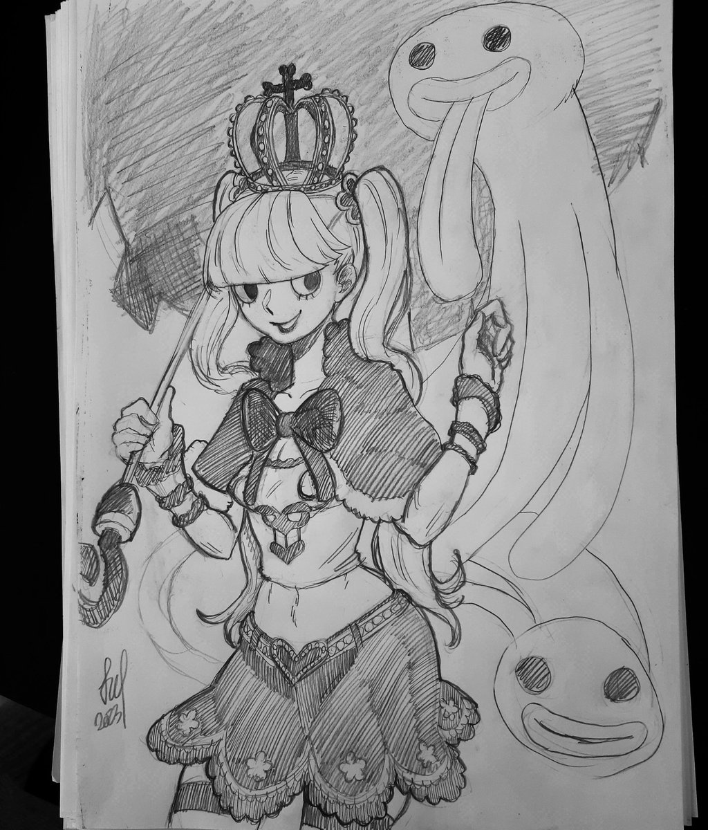 TheWeakArtist's tweet photo. First traditional drawing in a while. HORO HORO HORO HORO 🦇👻

Took aprox. 1 hour
.
.
.
#onepiece #perona #halloween #traditionalart #artwork #pencildrawing #fanart #hollow #gothic #thrillerbark #ghosts #artistsontwitter #animeart #mangaart #animegirl #animefanart https://t.co/7Vzc2mDIYg