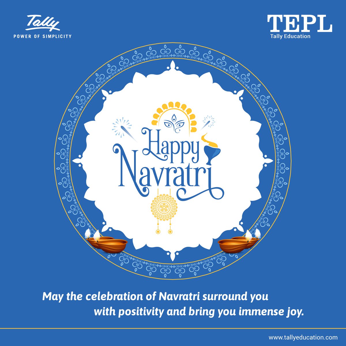 talllyeducation's tweet photo. Wishing you a Navratri as vibrant as the goddess herself.
Happy Navratri🙂
#navratri #happynavratri #joy #blessings #tallyeducation #tallydigilearn https://t.co/6jj8JKrbtH