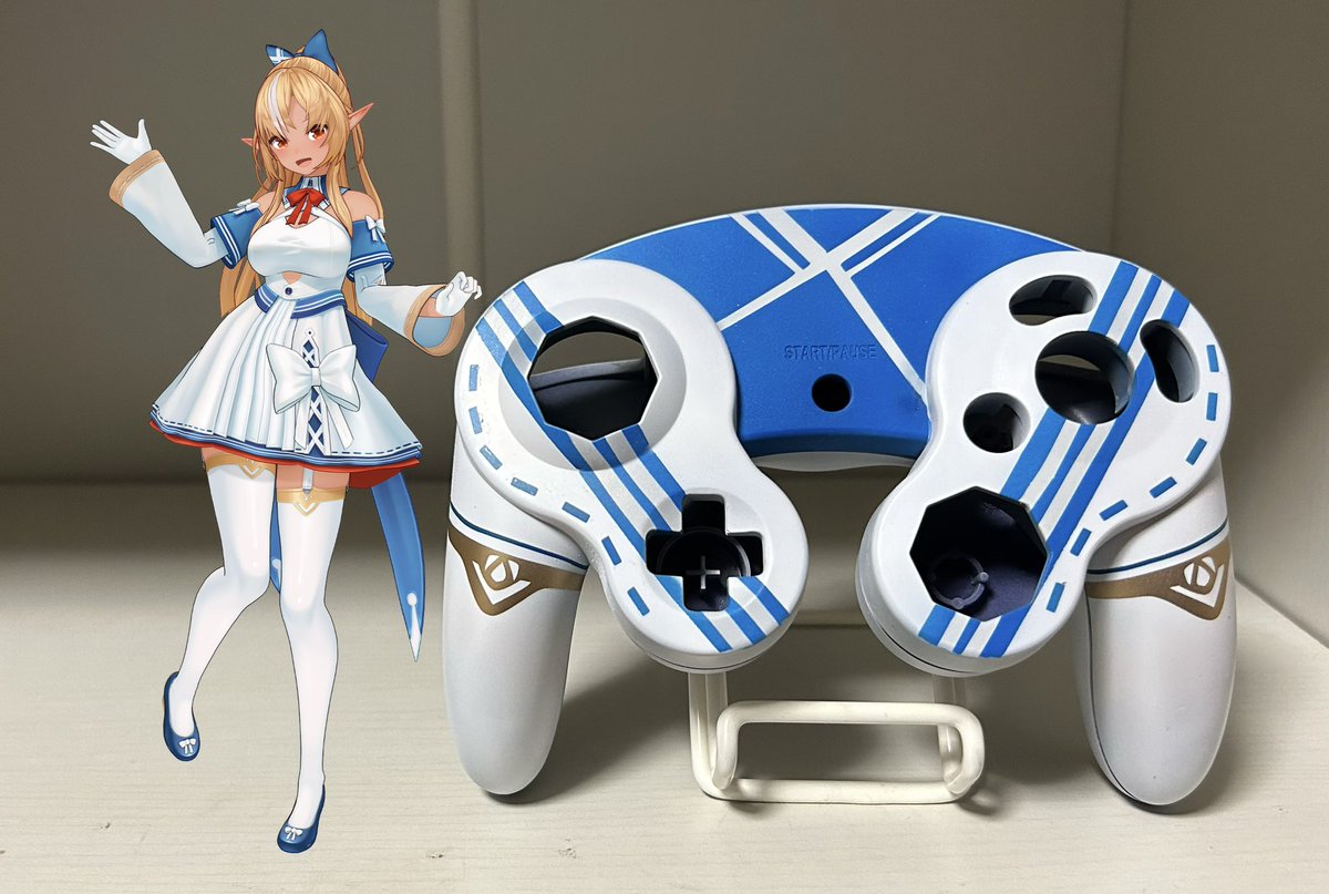 hamu56_hobby's tweet image. 【ホロライブ塗装コン化計画】32人目
不知火フレア

白と青でシンプルなデザインだけど可愛く出来たと思う

#gcコン塗装
#CustomGCC
#ホロライブ
#しらぬえ