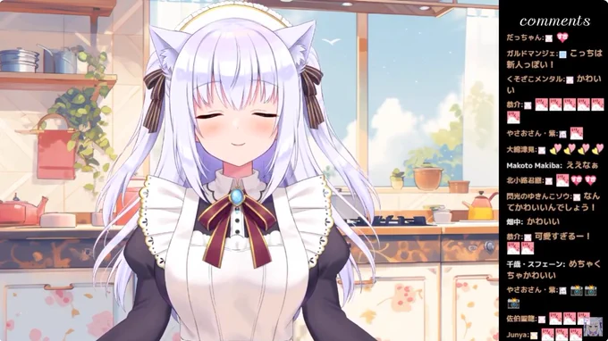 おつしろさまでした～! やっぱりクラシカルメイド衣装好きすぎる～! 理想のメイドさんRP、癖が強いのに可愛くてハマってしまったごべす。 #白雪みしろ