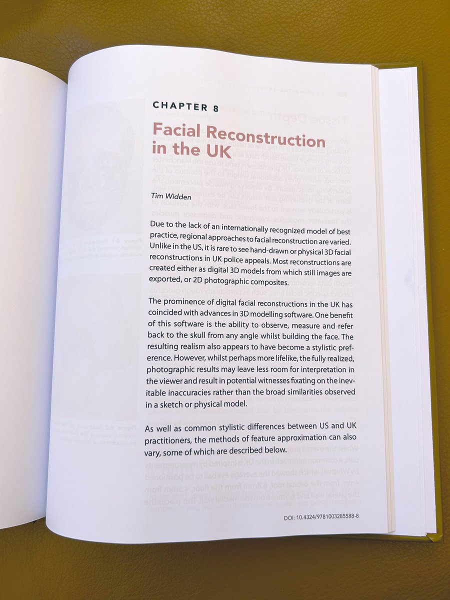 timwidden's tweet photo. Pleased to be invited to contribute a chapter to my friend and colleague @NatalieMurryArt’s new book ‘Reading the Skull: Advanced 2D Reconstruction’. Available now on @AmazonUK https://t.co/lk1gMhrQsT