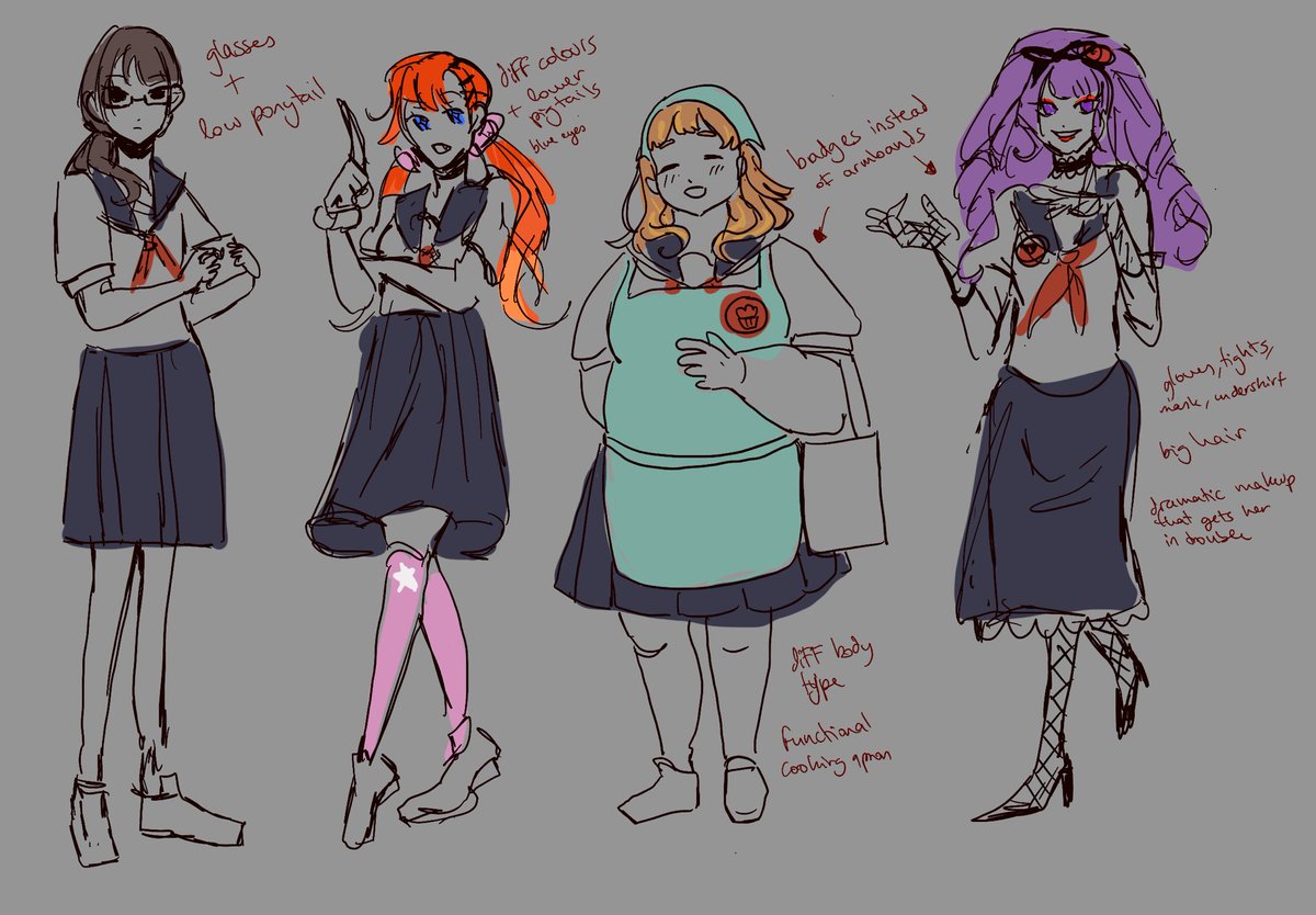 Yan Sim 1980s Rivals Names Yandere Simulator Rivals