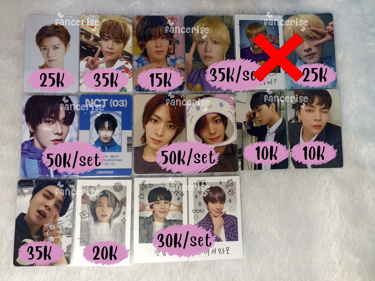 WTS aab nct 🇮🇩

🍊 freeong (keep event w/ splitpay)
📍 Purbalingga, Jateng
❌ admin 4%
✔️ nego tipis
✔️ pack+freebies
✔️ worldwide (must have indonesian address and bank)

t. Wts nct 127 dream jeno jaemin dad1 tds2 glimo candy bfe nabon cafe yuta johnny jungwoo ayyo 2baddies