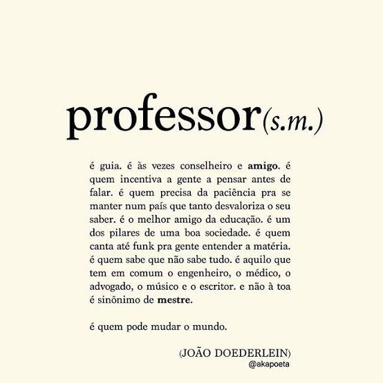 Feliz dia dos Professores a todos os meus colegas de profissão. Que um dia a gente receba o respeito e a valorização que merecemos. #DiadoProfessor #Professora #TeachersDay