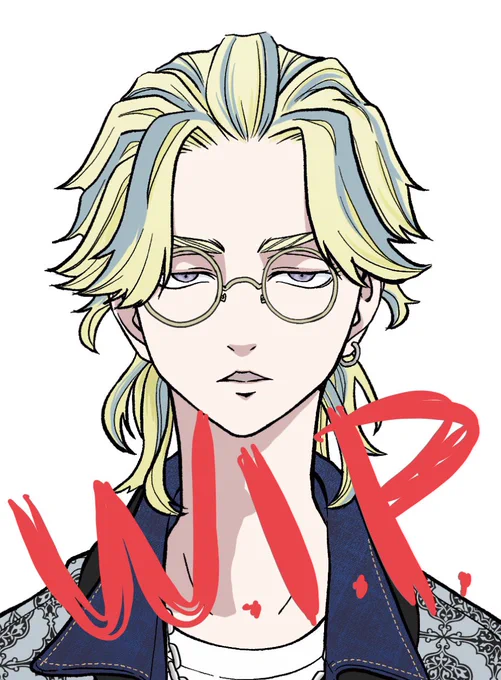 今日の進捗表紙用の兄弟描いてた兄の表情直したい 