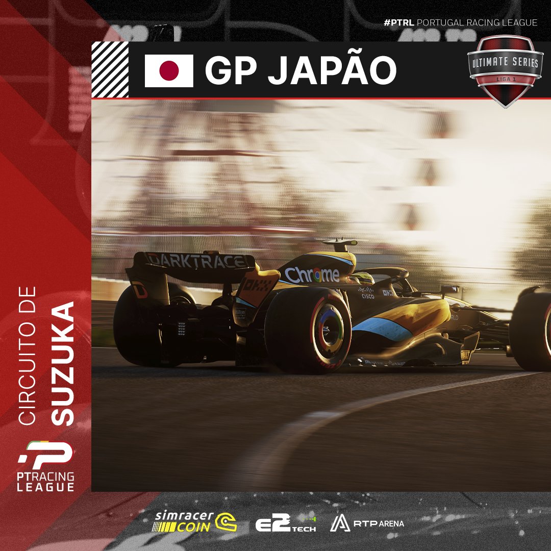 ptracingleague's tweet photo. ITS ULTIMATE DAY!! 😁🔥
Previsões para hoje? 😏

Tudo acompanhar a partir das 21H na @Twitch da @rtparena 🏎💨

#ULTIMATEPC #SEASON11PTRL #PTRL #RACEDAY https://t.co/eTJHvDHFaa
