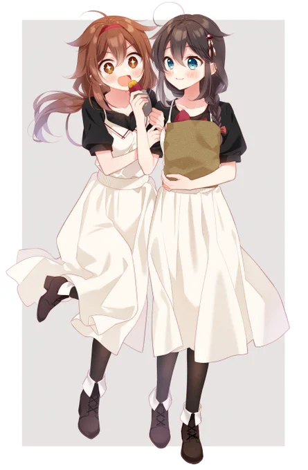 時雨ちゃんに白露お姉ちゃんの服!おそろい
