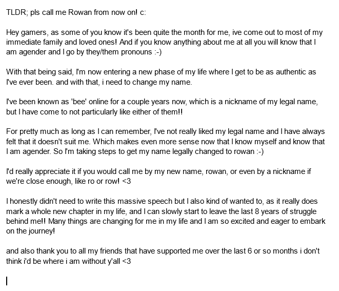 s1eepytrait's tweet image. tldr; please call me rowan from now on!