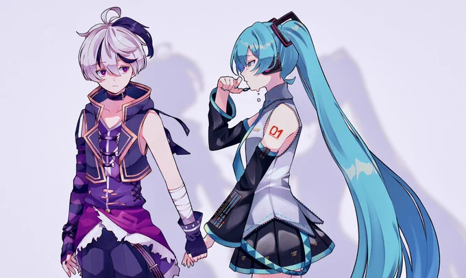 (T-T)ウェェーン#イラスト  #v_flower  #初音ミク 