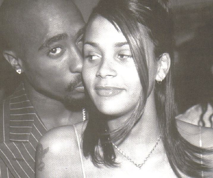 TonyDaDome's tweet photo. This is Kidada Jones, Pac's actual lady who was in their hotel room when Pac was shot & at the hospital when Pac died days later. This woman hasn't asked for constant headlines because she cared about PAC & not making the news or disrespecting ppl after Pac died.. This is who he talked about marrying.🙏🏾