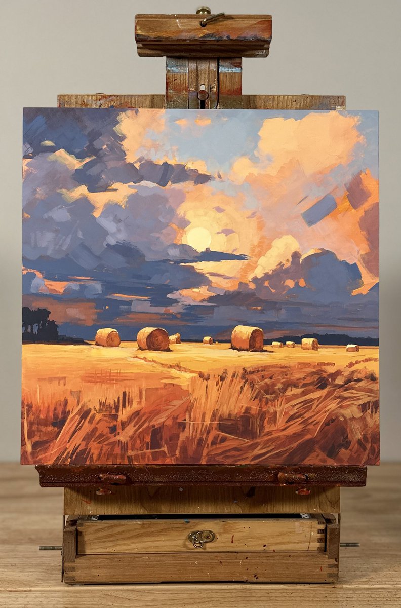 JimMusilPainter's tweet photo. Done! Let me know what you think …

SUNLIT HAYBALES, Acrylic, 16x16” ©️2023 Jim Musil

#art #artwork #painting https://t.co/rXGCT3SWu9