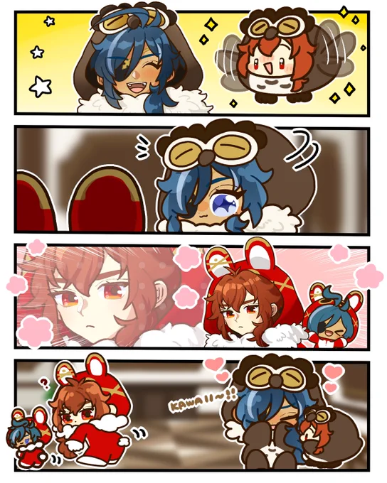 着ぐるみ🔥❄️ #ディルガイ 