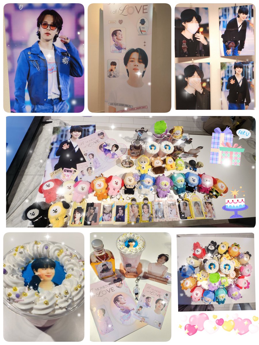 sorarin_jm's tweet photo. センイル当日は展示会へ💜
素敵なジミンちゃんがいっぱいで幸せでした🥰
ラキドロでグッズセット頂けました🎁💕

@tensionup_1013 님
@TENSIONUP_JP 様
ありがとうございました🫶🏻️💕 https://t.co/wsvB9e9xRO