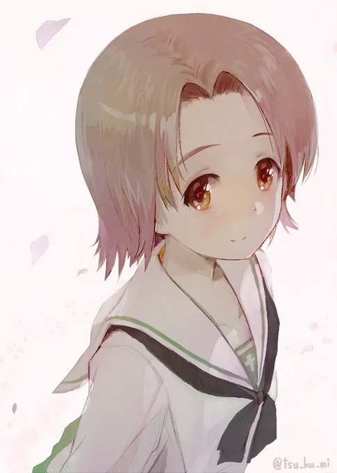 #叫びながら澤梓絵をあげる見た人もやるサワサワワワァ--------------------------------------ッ!!!(修正再掲)#ガルパン #garupan 
